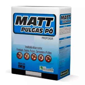 Matt Pulgas em Pó 1KG - Kelldrin