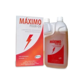 Máximo Pour-on Biovet Uso Veterinário 1 Litro
