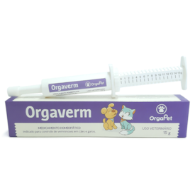 Medicamento Homeopático OrgaPet Orgaverm 15 g