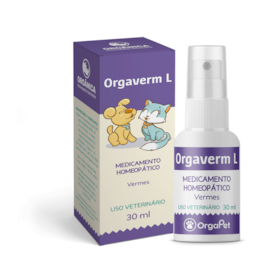 Medicamento Homeopático OrgaPet Orgaverm L 30 ml