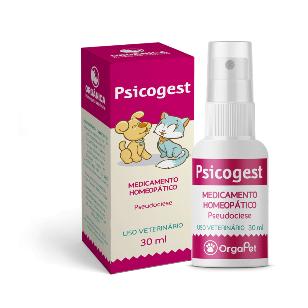 Medicamento Homeopático OrgaPet Psicogest 30 ml