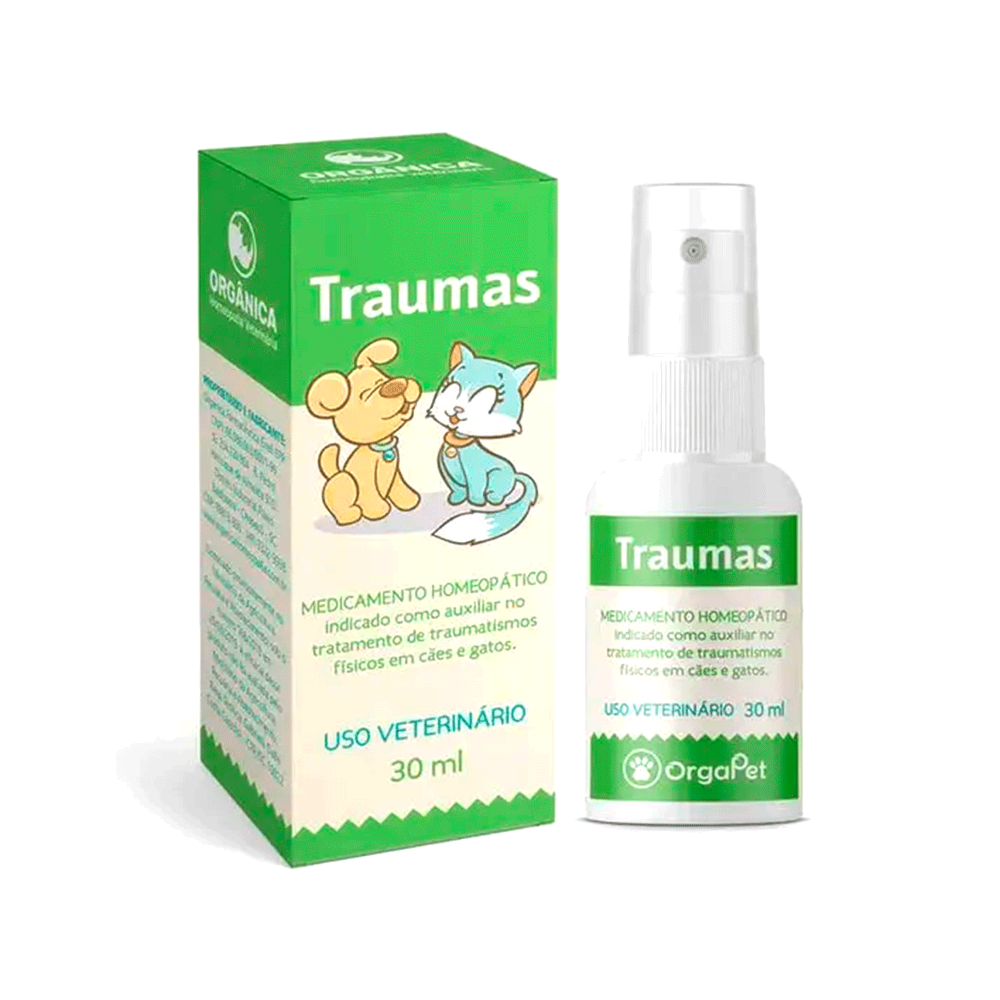 Medicamento Homeopático OrgaPet Traumas 30 ml