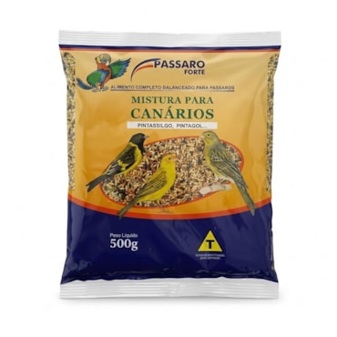 Mistura para Canários Pássaro Forte 500g