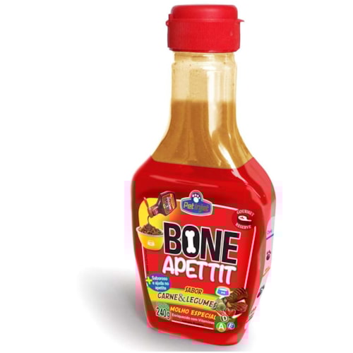 Molho Sabor Carne para Gatos Bone Apettit 250g