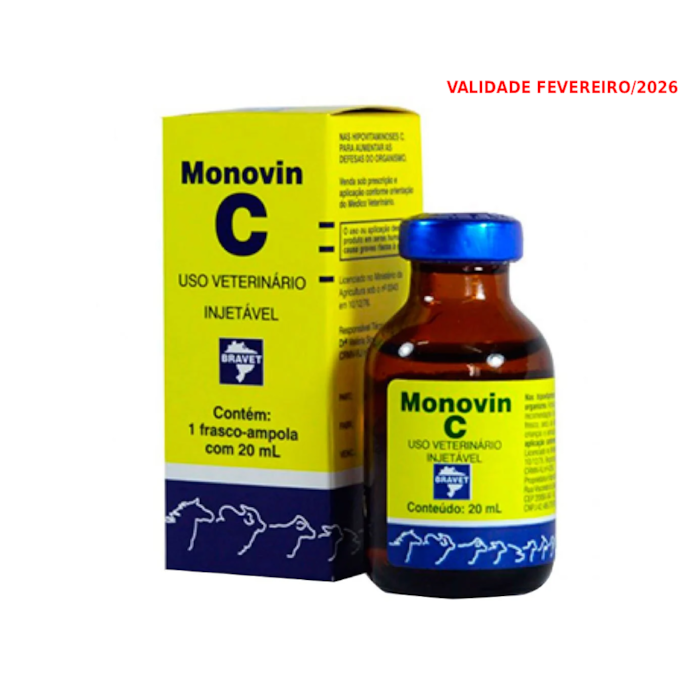 Monovin C Bravet Injetável 20ml