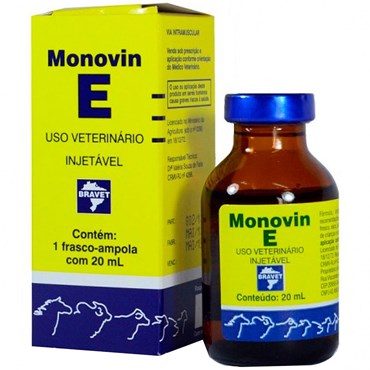 Monovin E - Complexo Concentrado de Vitamina E com 20ml - Bravet