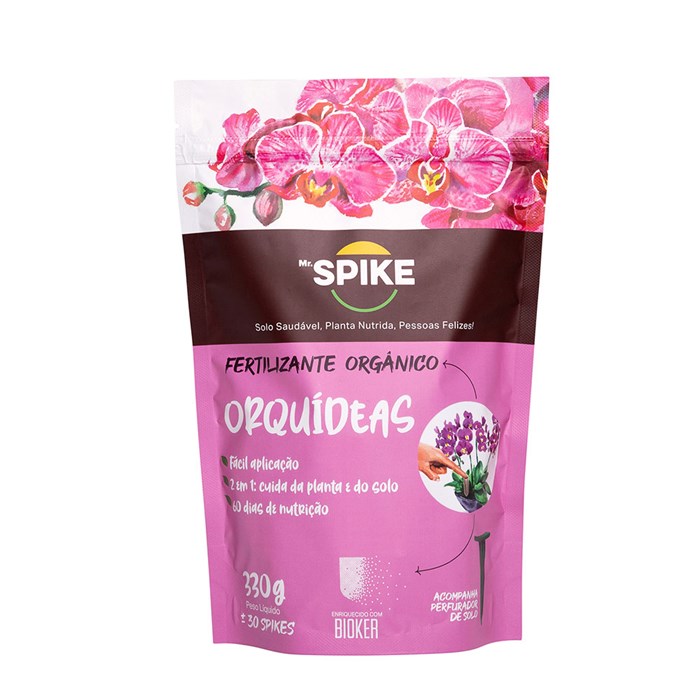 Mr. Spike Fertilizante Orgânico para Orquídeas 330 g