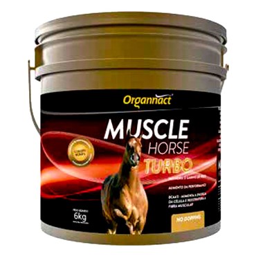 Muscle Horse Turbo 6kg - Organnact - Grátis Copo Térmico