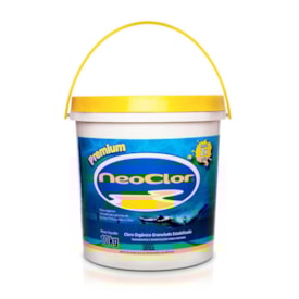 NeoClor Premium Cloro Orgânico Estabilizado Para Piscina Balde 10Kg