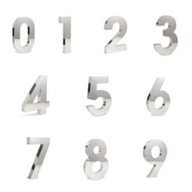 Número Residencial em Inox Polido - Full HD Produtos em Inox