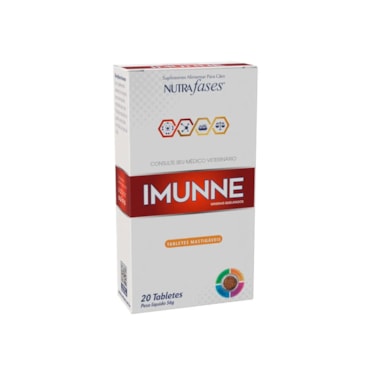 Nutrafases Imunne Sulpemento Alimentar para Cães 20 Tabs