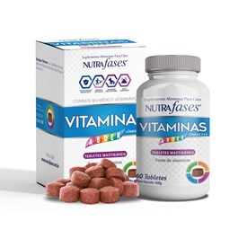 Nutrafases Vitaminas Suplemento Alimentar para Cães 60 Tabletes