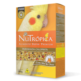 Nutrópica para Calopsita Farinhada Mel e Ovos 200g