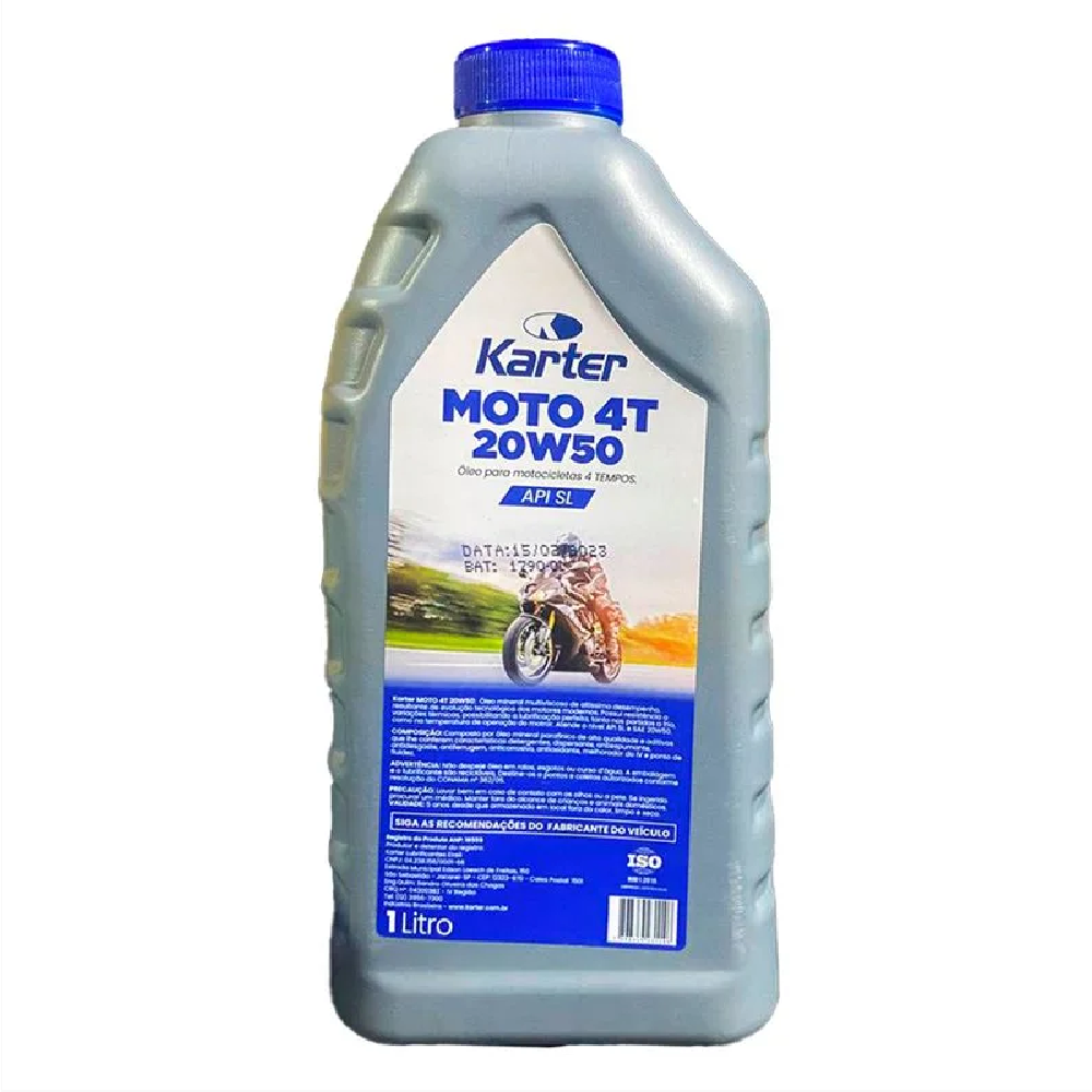 Óleo para Motor 4T 20W50 Karter 1L