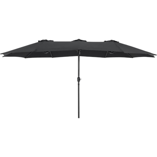 Ombrellone Retangular Oversize em Alumínio Bel 4,60m x 2,70m Preto
