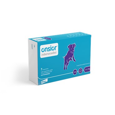 Onsior (Robenacoxibe) Comprimidos Palatáveis Para Cães 7 Comprimidos - Elanco