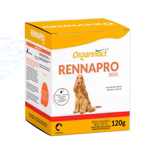Organnact Rennapro Dog Suplemento para Cães 120 g