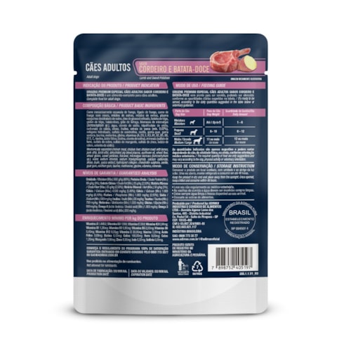 Origens Sachê para Cães Adultos Cordeiro 85g - imagem adicional
