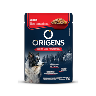 Origens Sachê para Cães Adultos Sabor Carne com Abóbora 85 g - imagem adicional