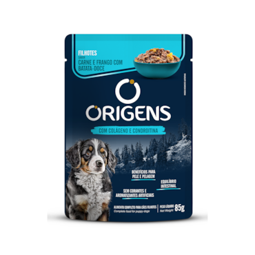 Origens Sachê para Cães Filhotes Sabor Carne e Frango com Batata Doce 85 g - imagem adicional