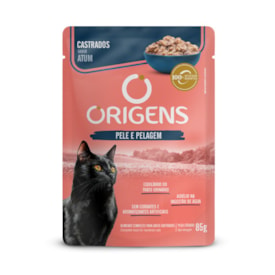 Origens Sachê para Gatos Castrados Atum 85g