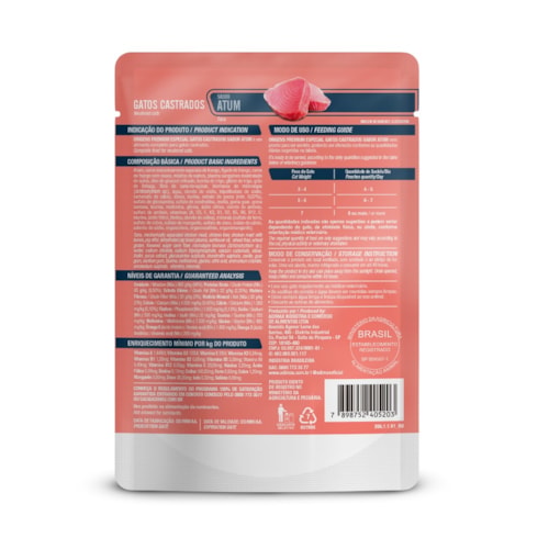 Origens Sachê para Gatos Castrados Atum 85g - imagem adicional
