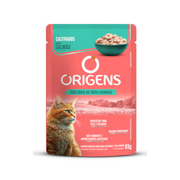 Origens Sachê para Gatos Castrados Sabor Salmão 85 g - imagem adicional