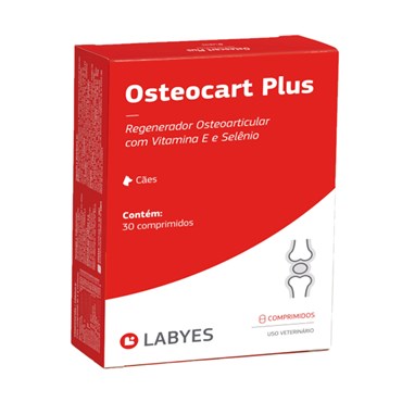 Osteocart Plus Labyes Regenerador Osteoarticular para Cães 30cp