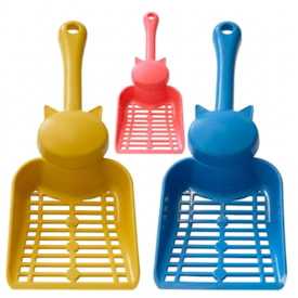 Pá Higiênica Ecopet Petflex para Limpeza de Caixa de Areia Cores Sortidas