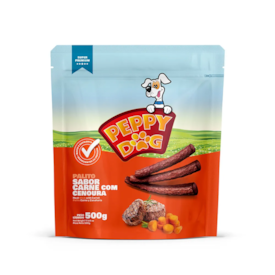 Palitinho Peppydog Carne com Cenoura 500g