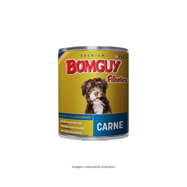 Patê Bomguy Premium Sabor Carne para Cães Filhotes Lata 300g