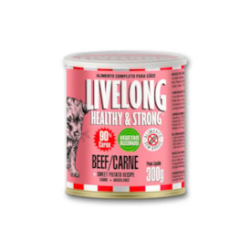 Patê Livelong Beef para Cães Sabor Carne 300g