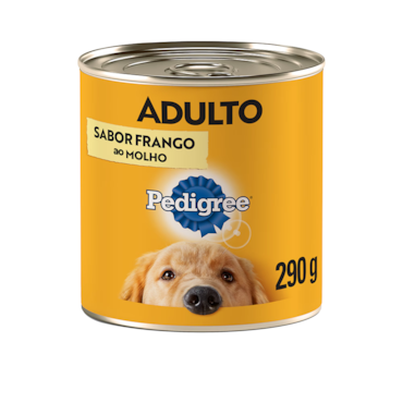Patê Pedigree para Cães Adultos Sabor Frango Lata 280g