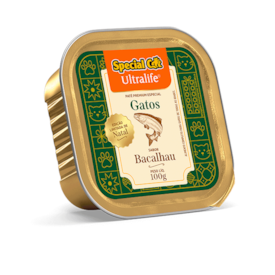 Patê Special Cat Ultralife para Gatos Sabor Bacalhau Edição Especial de Natal 100 g