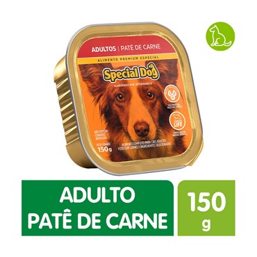 Patê Special Dog para Cães Adultos Sabor Carne 150g