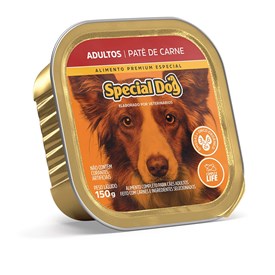 Patê Special Dog para Cães Adultos Sabor Carne 150g