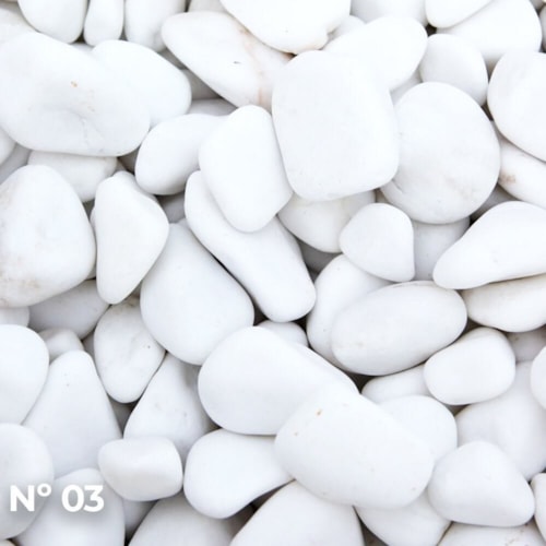 Pedra Branca Dolomita para Jardins 9,5kg - Pedrargil