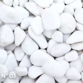 Pedra Branca Dolomita para Jardins 9,5kg - Pedrargil