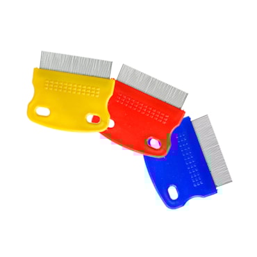 Pente Fino Antipulgas Cores Variadas Tex