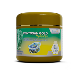 Pentosan Gold High end Line OmiLab Suplemento Alimentar Vitamina D3 Cães e Gatos 850 mg 60 Cápsulas