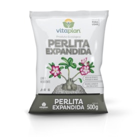 Perlita Expandida Nutriplan Ecológico Excelentes Propriedades de Aeração do Solo 500g