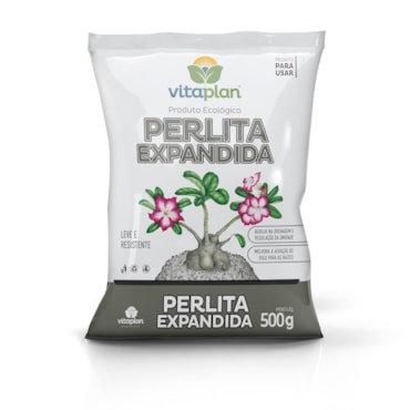 Perlita Expandida Nutriplan Ecológico Excelentes Propriedades de Aeração do Solo 500g
