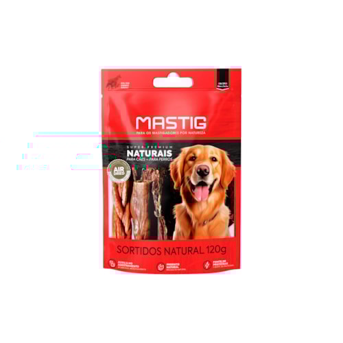 Pestisco Natural Mastig para Cães Desidratados Sortido 120g
