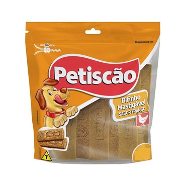 Petisco Bifinho Snacks Retriver Tablete Sabor Frango para Cães - Petiscão