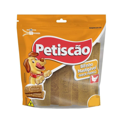 Petisco Bifinho Snacks Retriver Tablete Sabor Frango para Cães Adultos - Petiscão