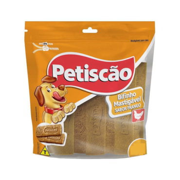 Petisco Bifinho Snacks Retriver Tablete Sabor Frango para Cães - Petiscão