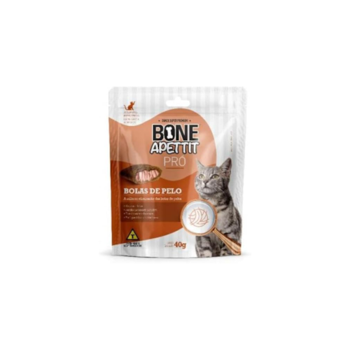 Petisco Bone Apettit Pro Gato Bola de Pelo 40g