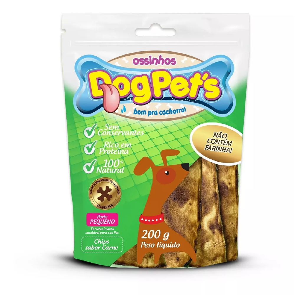 Petisco Chips de Carne Dog Pet's 200g