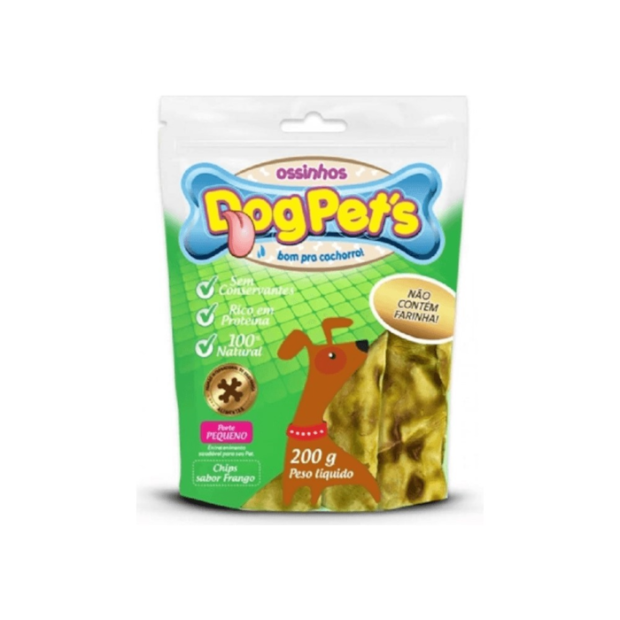 Petisco Chips de Frango Dog Pet's 200g