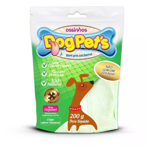 Petisco Chips Natural Dog Pet's 200g